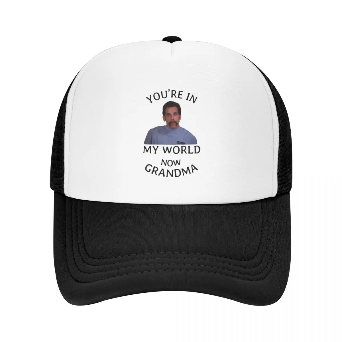 أنت في عالمي الآن قبعة بيسبول Grandma قبعة مضحكة قبعة Sunhat للسيدات على الشاطئ للرجال