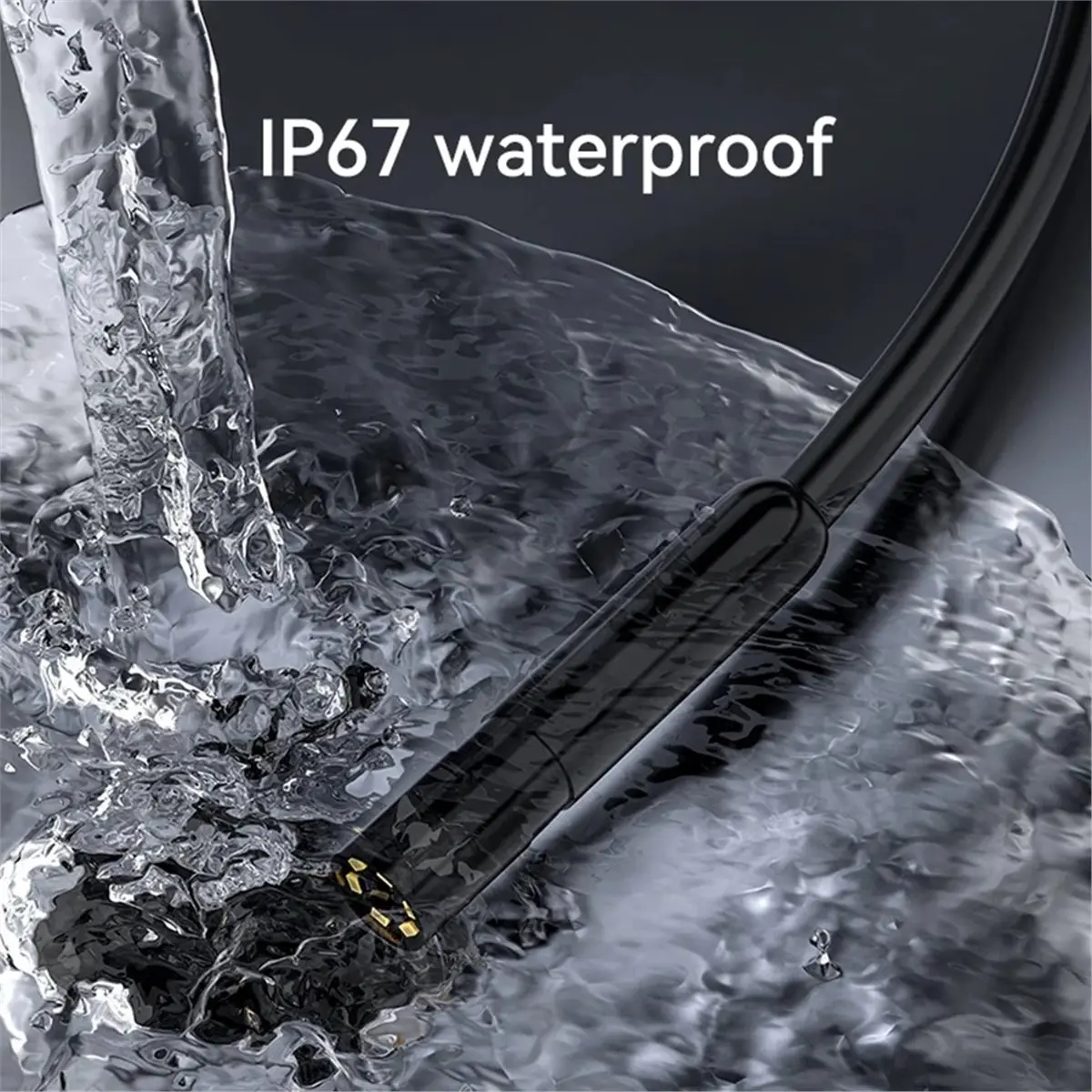 828 Mega Sale 20M Single Lens Endoscope Camera 1080P Semi-Rigid Snake Camera Sewer Cable 2600mAh Battery for Pipeline