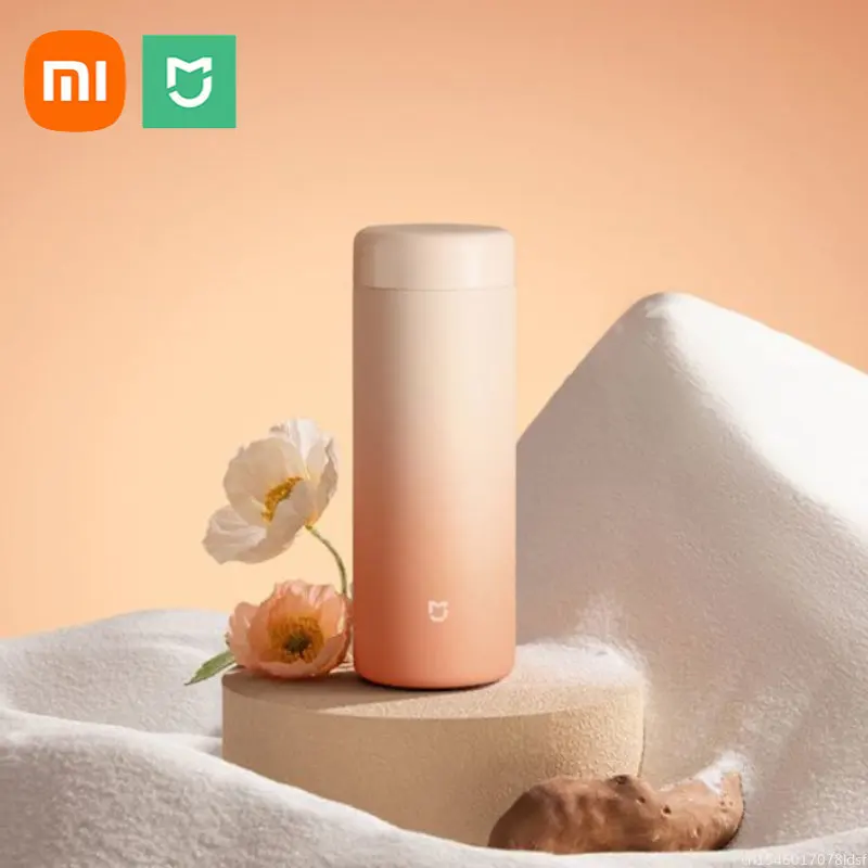 

Вакуумная чашка Xiaomi Mijia 350 мл, герметичная уличная портативная чашка для воды из нержавеющей стали, термос, термос, бутылка для воды, кофе, чая