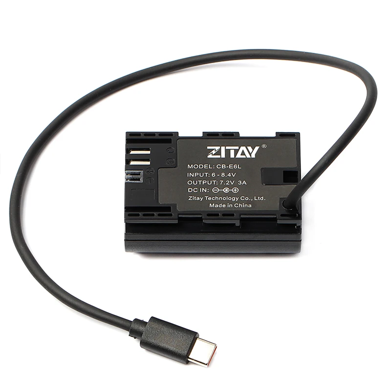 ZITAY DJI Ronin RS2 إلى LP-E6 بطارية الكاميرا الدمية لكانون 5D2 5D3 5D4 80D 6D2 R5 bmpcc 4K DR10 بطارية الكاميرا #5