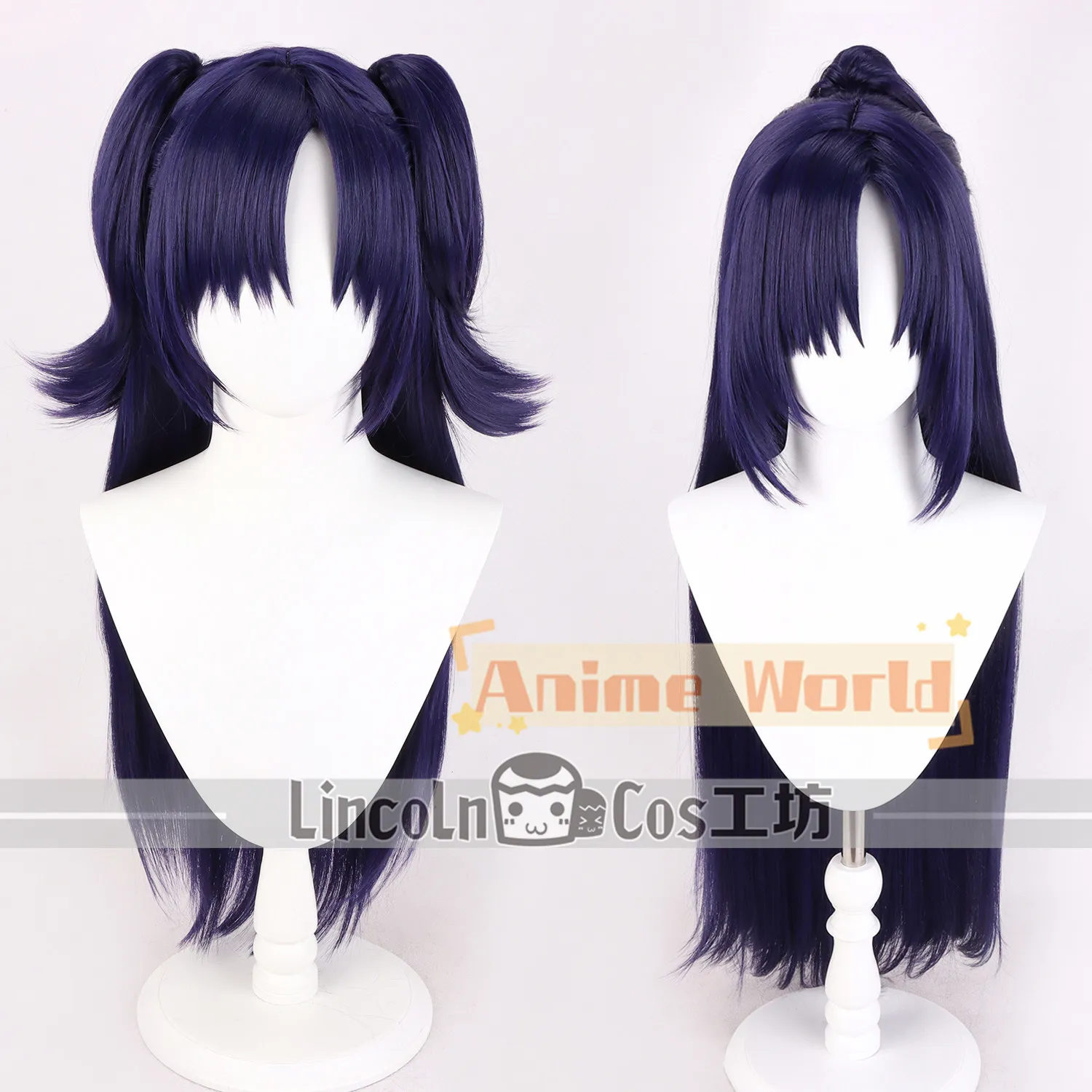 

Anime Blue Archive Hayase Yuuka Cos Cosplay Wig Halloween Carnival Party Props Synthetic Hair Heat Resistant Fiber + Wig Cap