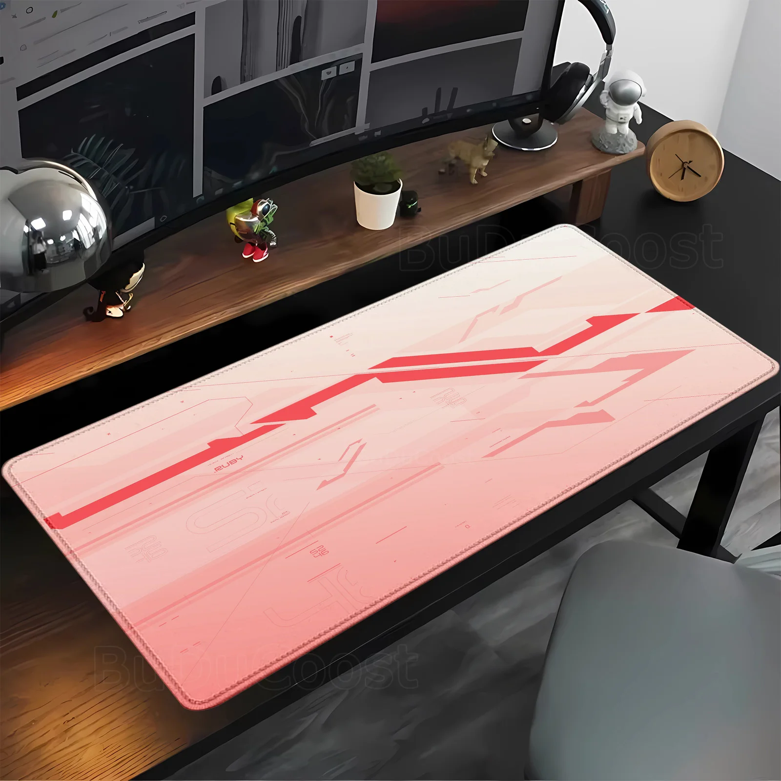 

PC Large Game Mouse science and technology pad Mouse Pad Computer Office Accessories rubber non-slip teclado Desk Mat E-Sports