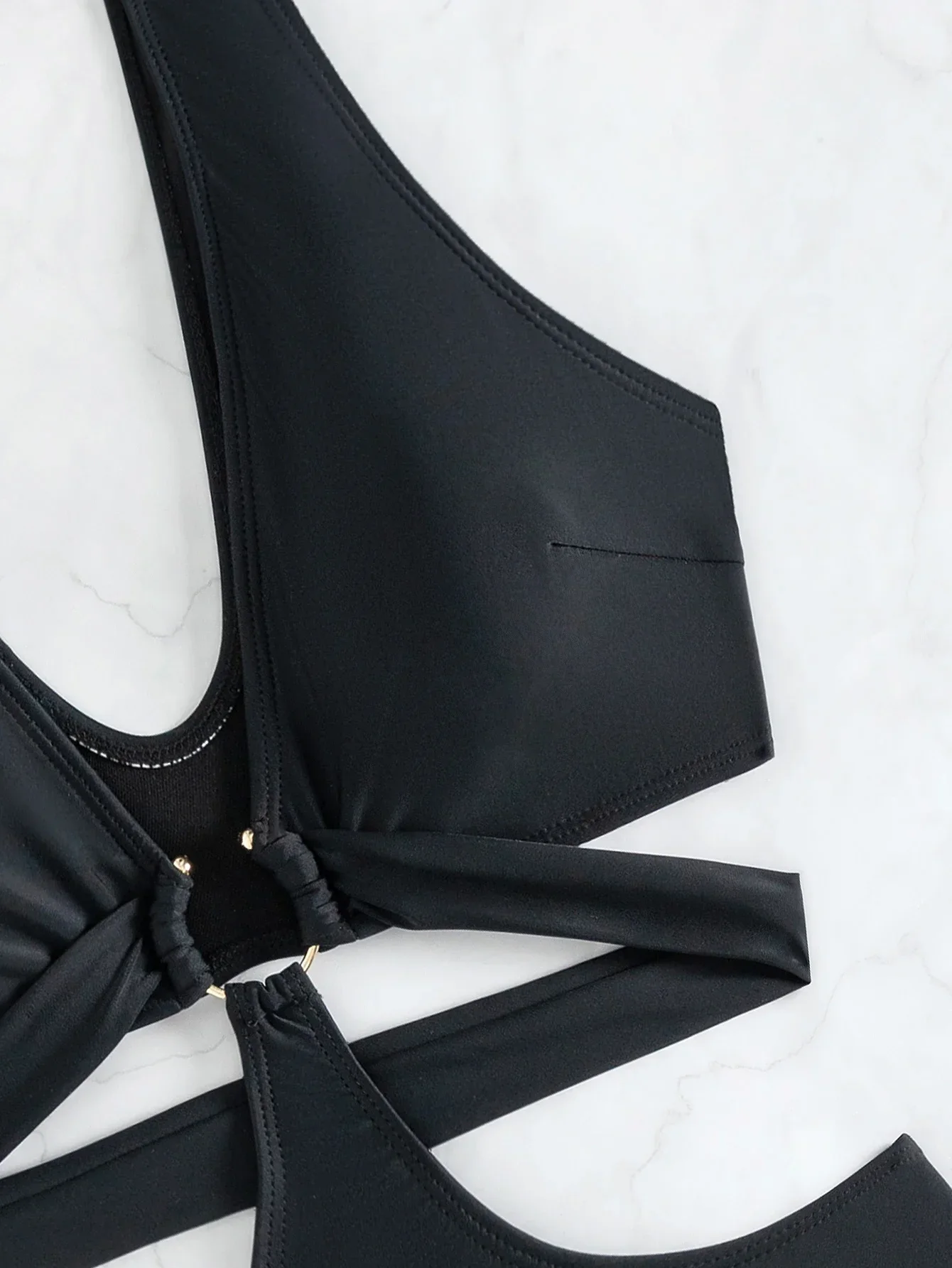 Sexy One-piece Hollowed-out Bikini  Swimwear Women  High Waist Bikinis Beautiful and Cool Swimsuit  High Waist Bikini
