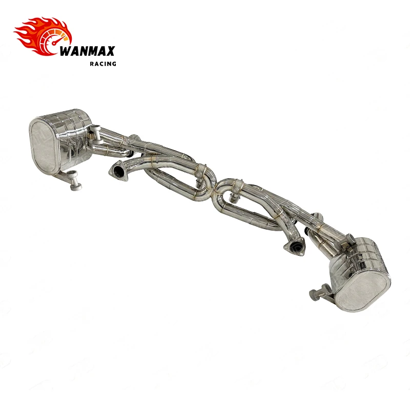 High Performance Valved Sport Exhaust System for 997.2 304 Stainless Steel with Vacuum Valve Fast Shipping in Stock
