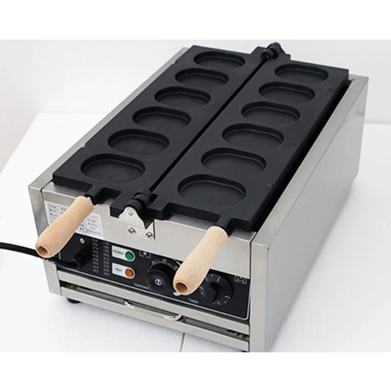 Máquina comercial para hacer gofres y pan de huevo Kroean, 6 uds., Gyeran Bbang, máquina para hacer gofres y pasteles, equipo para serpientes