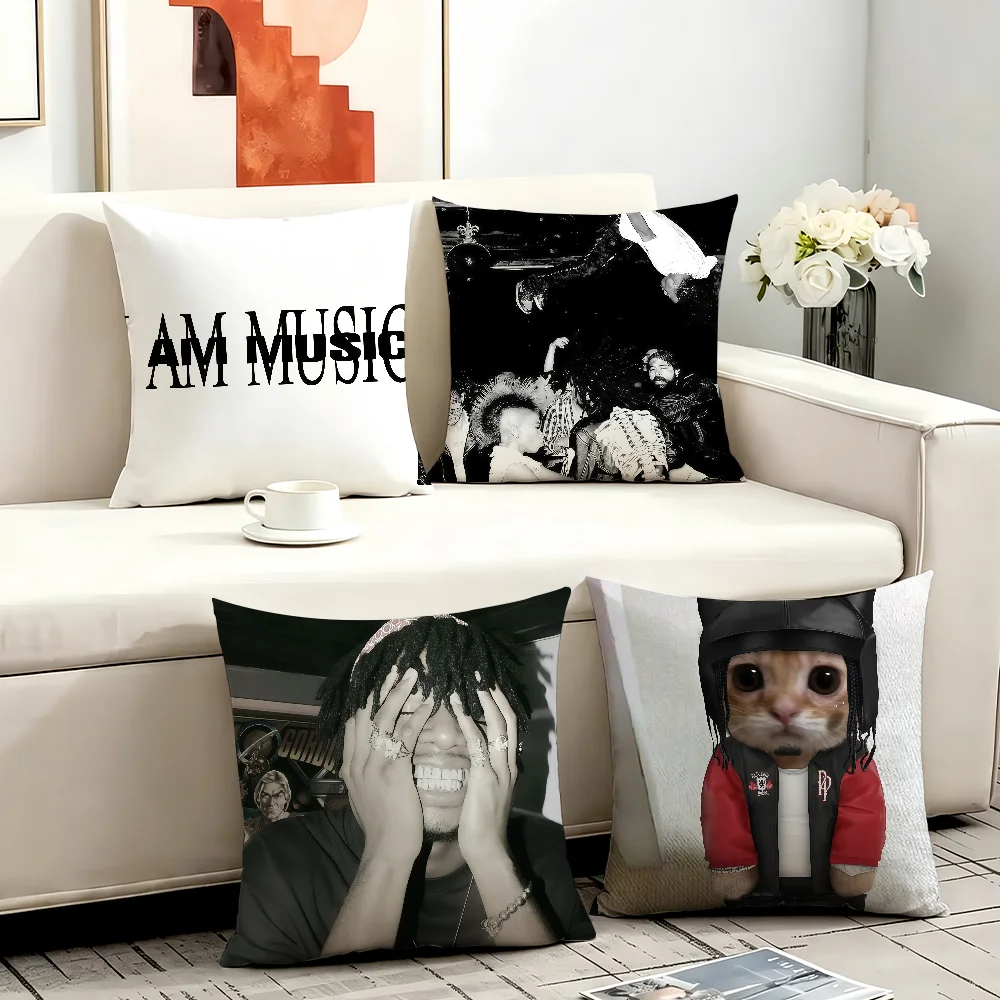 American rapper P-Playboi C-Carti cushion cover Comfortable Decorative For Bedroom Living room Dormitory Picnic and Holiday