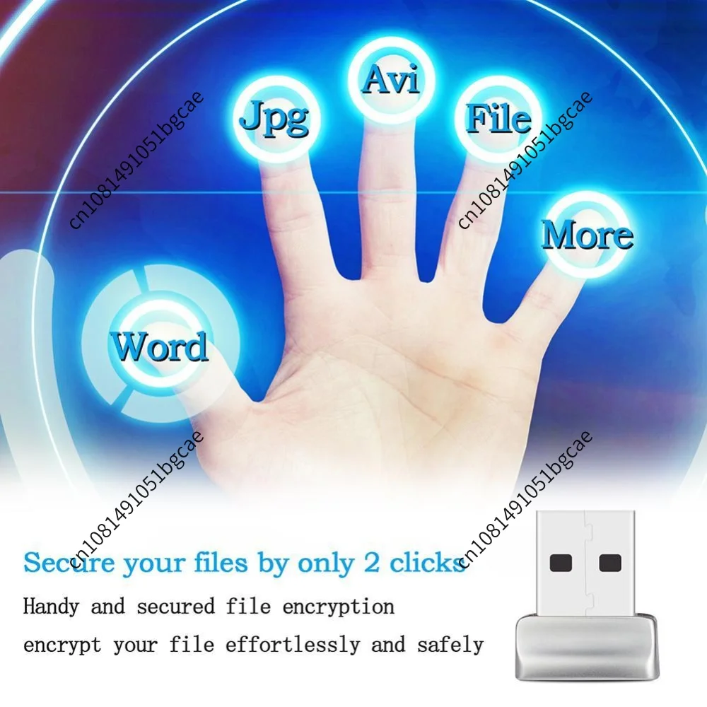 USB Fingerprint Notebook Lock Scanner Laptop Password-Free for Windows 10 Hello PC Notebook Lock Biometric Scanner