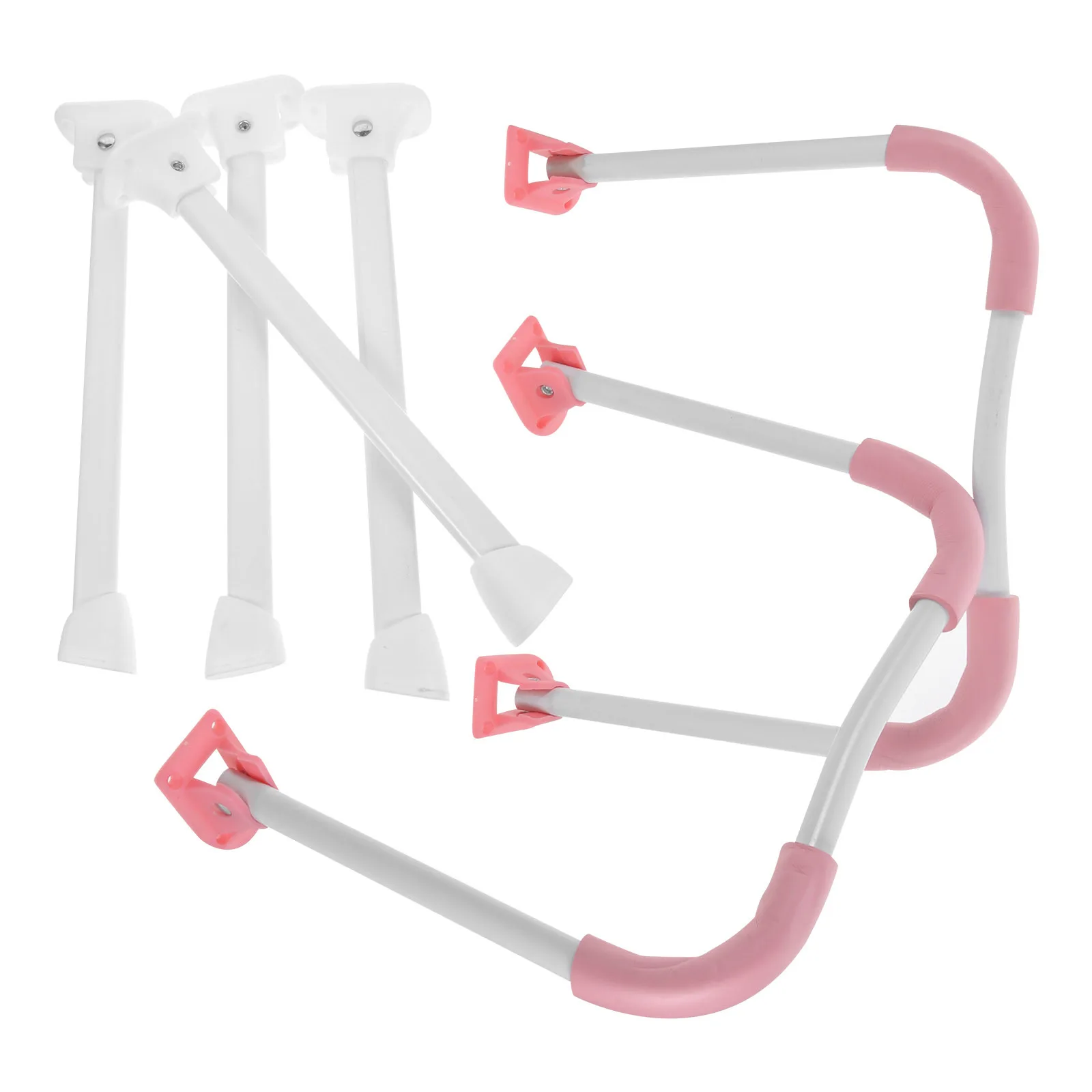 

1 set 1 Set U Shape Foldable Table Black Metal Coffee Table Legs Replacement Heavy Duty Folding Furniture Legs For Diy Desk