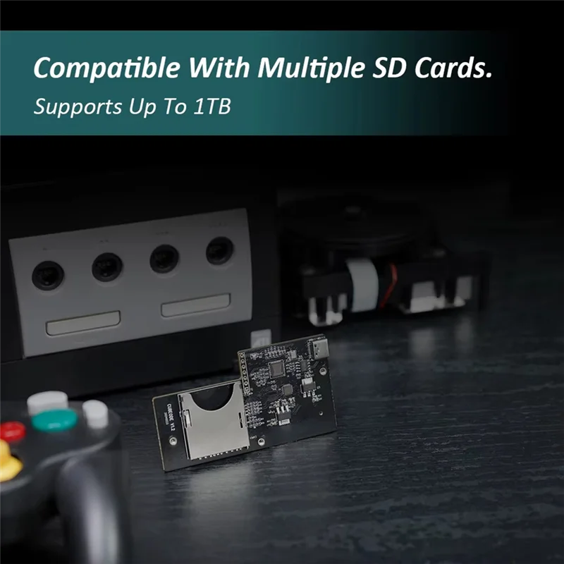 L'emulatore dell'unità ottica B04C-V1.2 sostituisce per GC Loder Swiss SD2SP2 per tutte le versioni Console di gioco NGC Gamecube