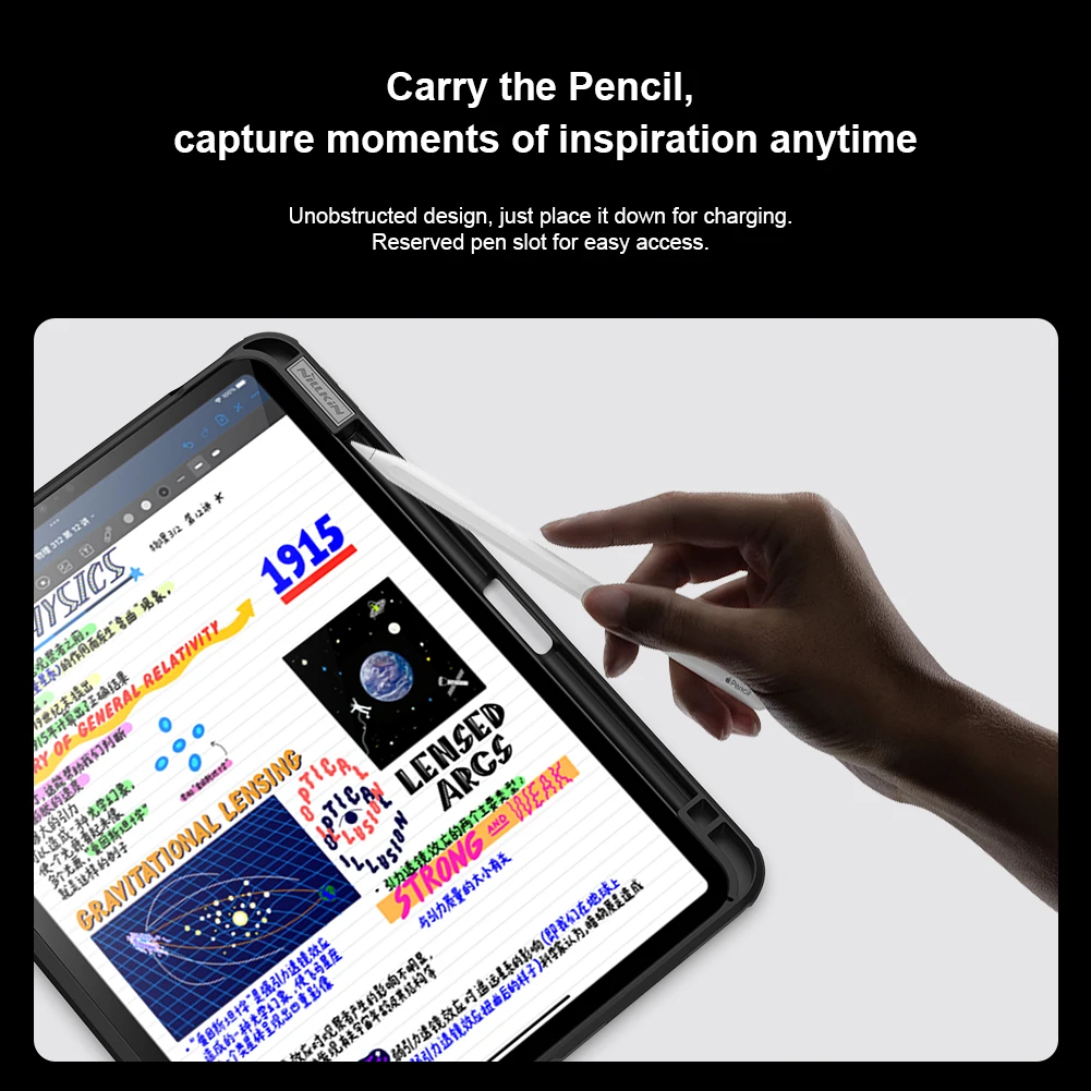 Nillkin for iPad Pro 13 M4 2024 Case for iPad Pro 11 inch Cover for iPad Air 11 2024 With Magnetic Stand for Air 5 Air 4 Cases