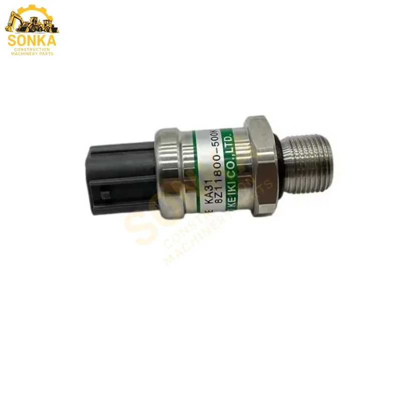 8Z11800-500K 6615289-500K 3Z11800-500K 50Mpa High Pressure Sensor for Doosan Excavator Part DH220-5 DX300LC DH220 DH225 DH300-7