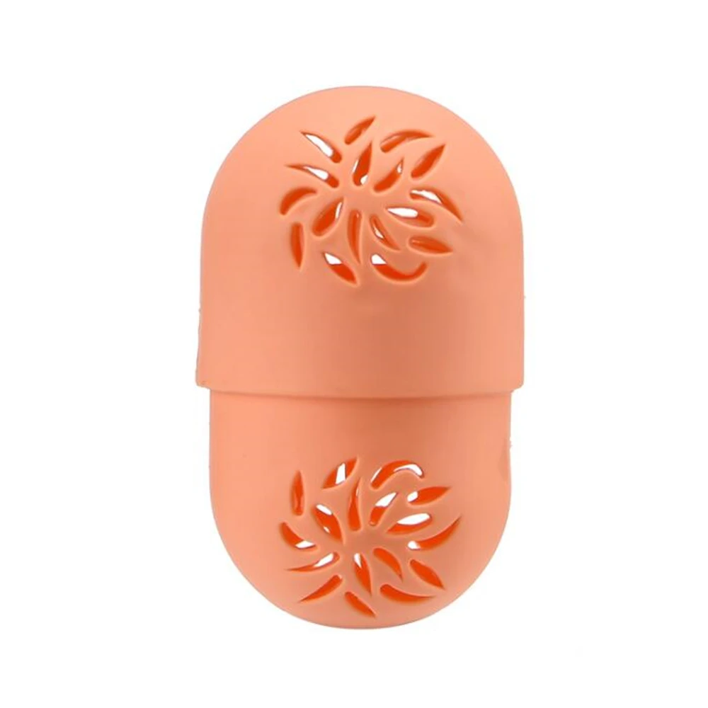 Soporte portátil para licuadora de maquillaje, caja de almacenamiento de esponja de belleza, esponja de silicona suave, estuche de limpieza y secado, herramienta de maquillaje, 1 unidad