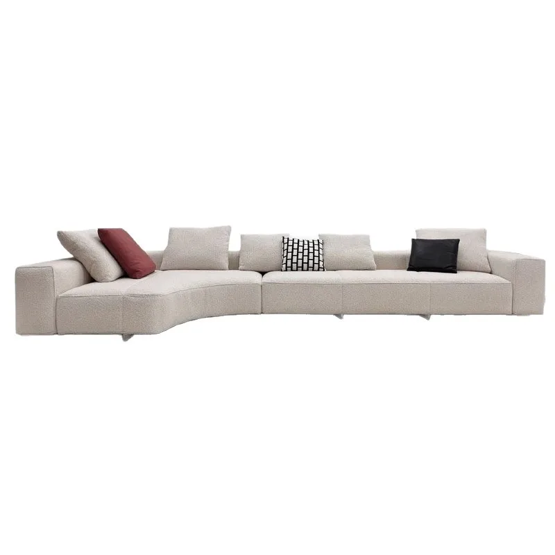 

Sofa, Italian, minimalist, first layer cowhide, Nordic, living room, straight row, combination