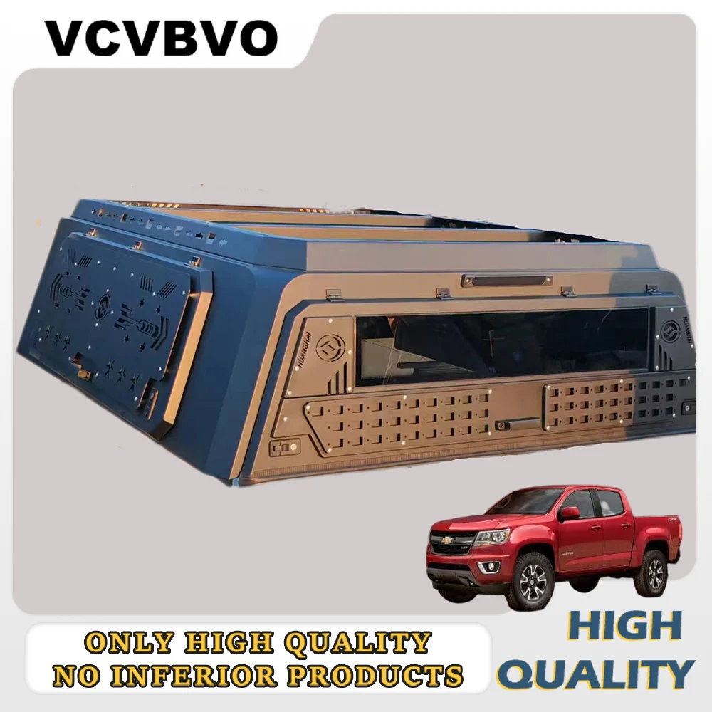 Rear Trunk High-top Luggage Rack with Three-sided Opening and Closing, Trunk Cargo Box Modification, Suitable for Colorado