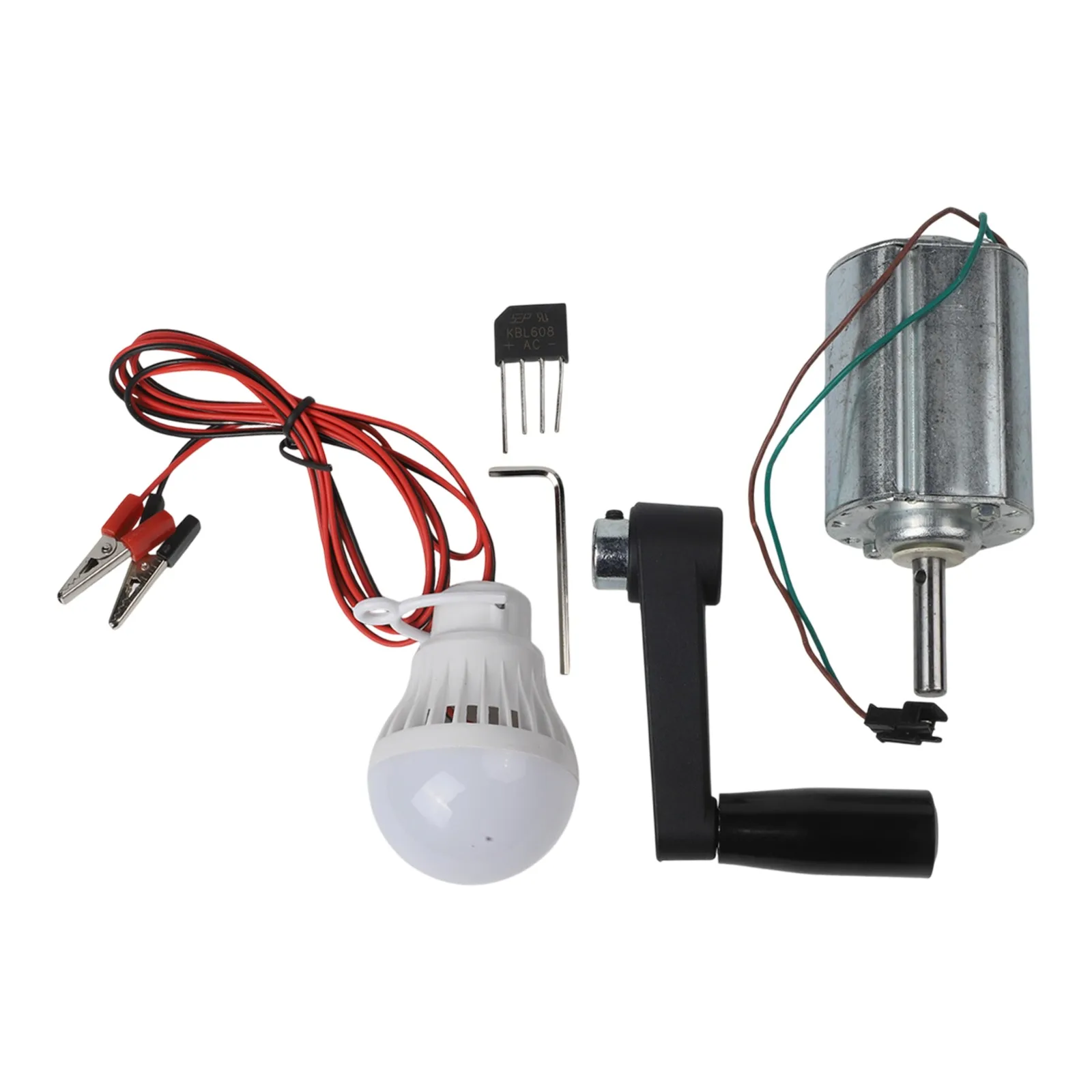 New DIY Breeze Wind Turbine/hand Crank Model Permanent Magnet Generator 12V 80W Generator Electric Motors