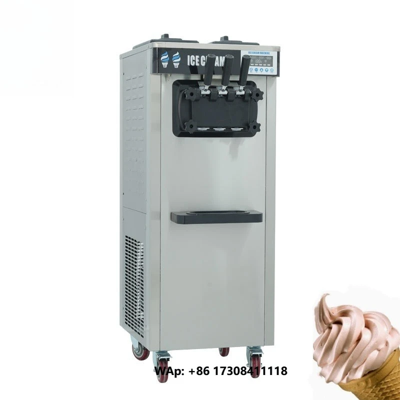 

Commercial stainless steel ice cream machine, suitable for street stalls and night markets