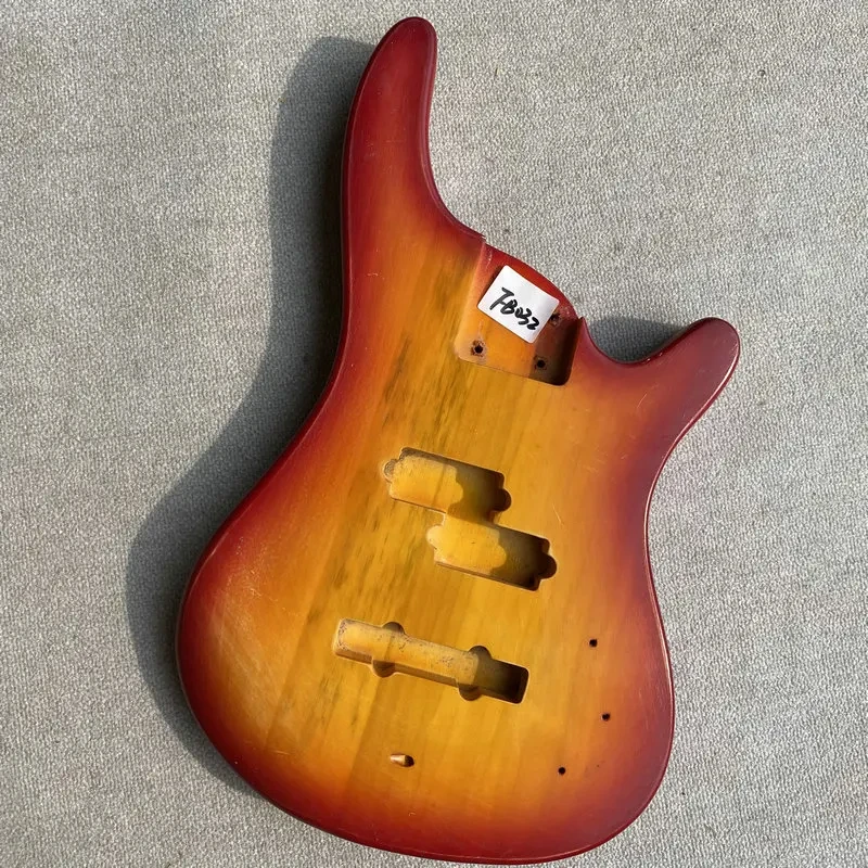 

Корпус электробаса FB032 Cherry Burst Color из массива липы, 4- или 5-струнный, для замены и самостоятельной сборки (DIY) гитарных компонентов