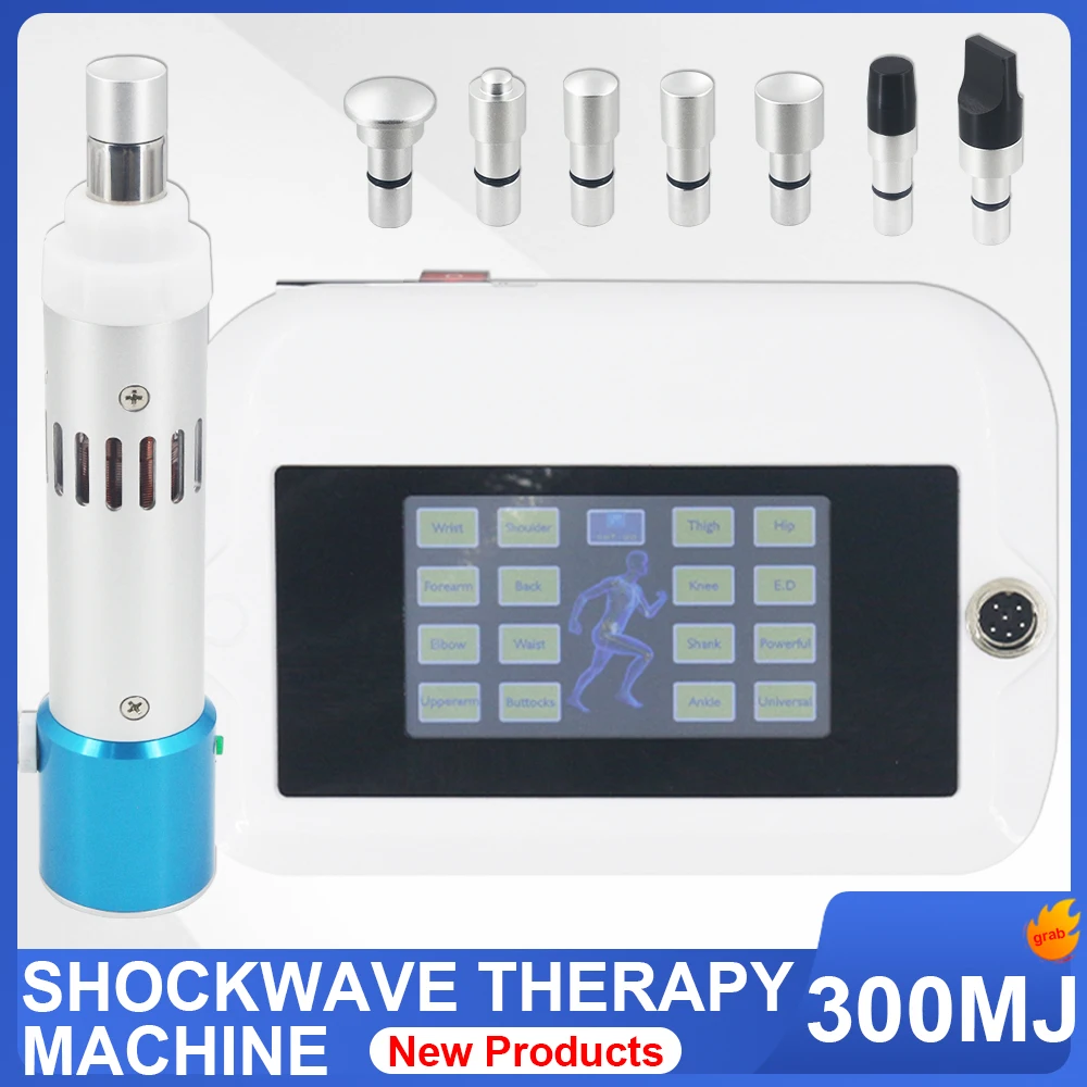 Shock Wave Therapy For ED Treatment And Back Pain Relief Foot Massager 300MJ Professional Shockwave Machine Massage Device New