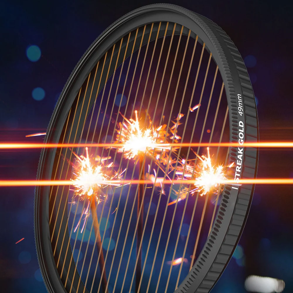 Filtro a strisce filtro a lente svasata blu effetti speciali ritratto diffusore morbido messa a fuoco 37/39/40.5/43/49/52/58/62/67/77/82/86/95/105mm