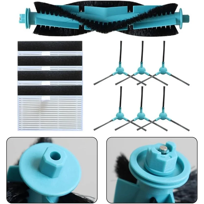 A86I-สําหรับ Ultenic T10 Lite เครื่องดูดฝุ่นหลักแปรงด้านข้างตัวกรอง HEPA เปลี่ยนชิ้นส่วนชุด