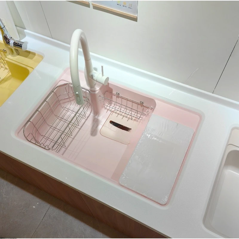 

Imported from Japan, Yoshimoto sink HS780 kitchen artificial synthetic marble, color integrated seamless large single slot
