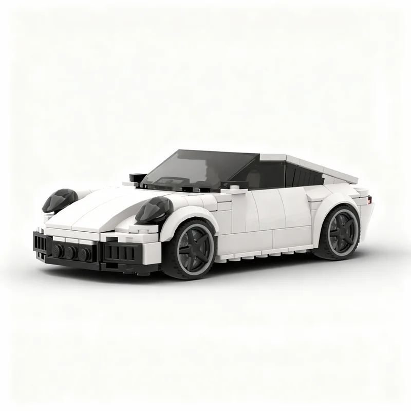 307pcs MOC City Champions Porscheed 2 GTS Model Building Blocks Toys Architecture Christmas Gifts Assemble Creative Birthday DIY