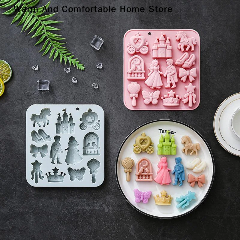 【W】12 Cavity Prince, Princess - Silicone Cake Mold recension och pris
