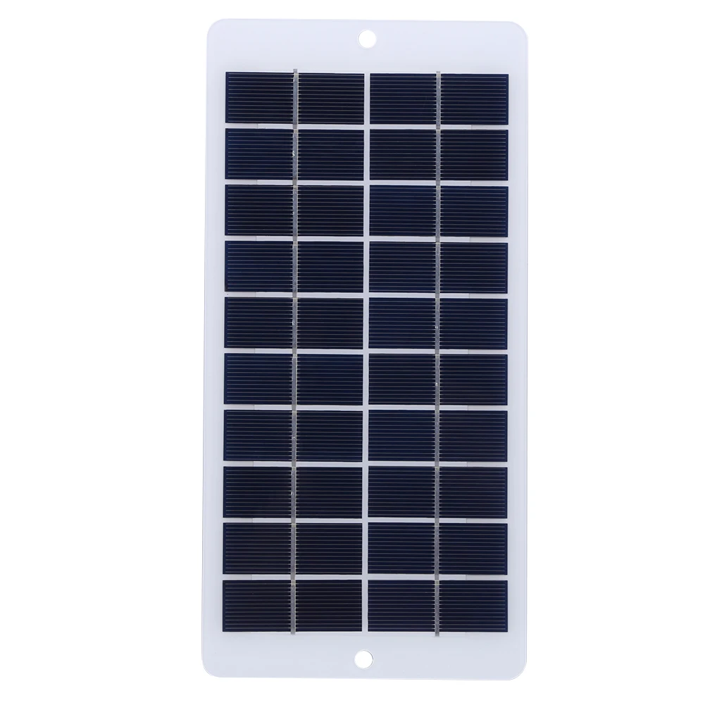 20W 5V Solar Panel Charger Mobile Power Supply Solar Portable Charging Panel Courtyard Lighting for Doorbell Security Monitoring