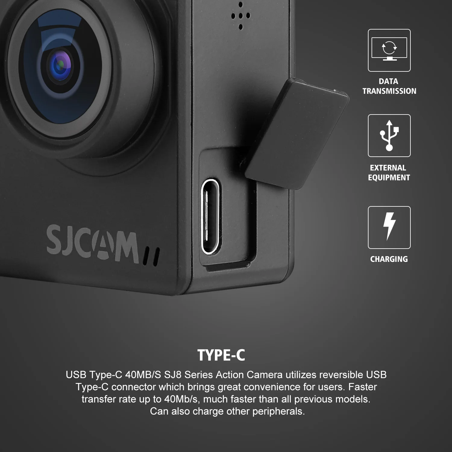 SJCAM SJ8 Pro Action  4K60FPS FHD Video 8x Digital Zoom 30M Waterproof 5G WiFi 2.33" Touch Screen Sports