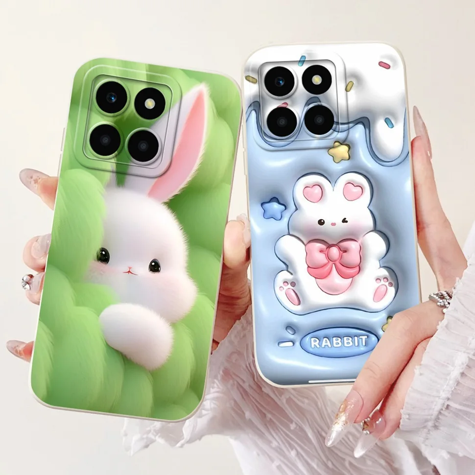 Carcasa de teléfono para Honor X6a 4G, funda trasera de silicona suave de TPU para Huawei Honor X6a HonorX6a, Fundas pintadas bonitas