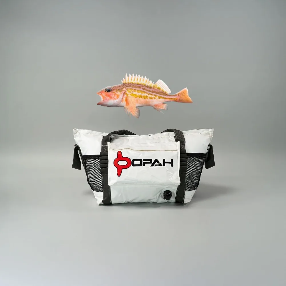 حقيبة تبريد الأسماك المعزولة لصيد الأسماك والتخييم شديدة التحمل من الفينيل المقاوم للماء