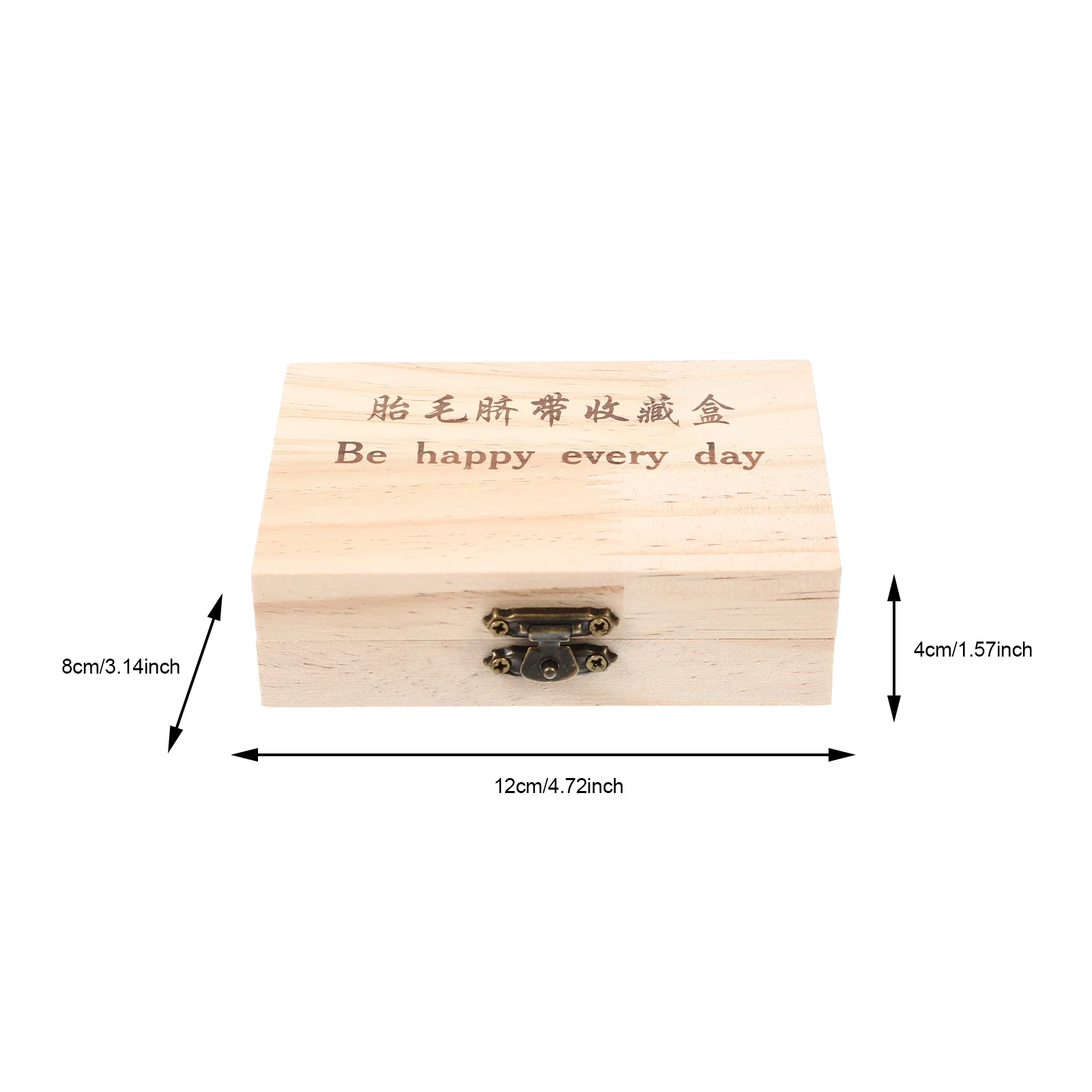 صندوق حفظ شعر الجنين زجاجة تخزين تذكار خشبية للطفل الحبل السري الأسنان تذكارية جمع هدية تذكارية للرضع #3