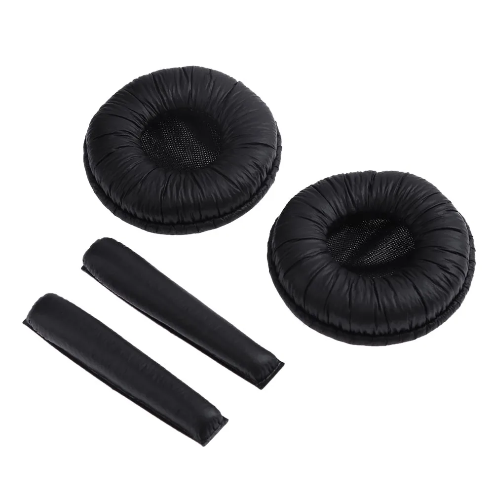 1 Paar Ohrpolster mit hoher Elastizität und Kopfbügel, Kopfhörer-Ohrpolster, bequeme, weiche Ohrpolster, Zubehör für Sennheiser PX100 PX200