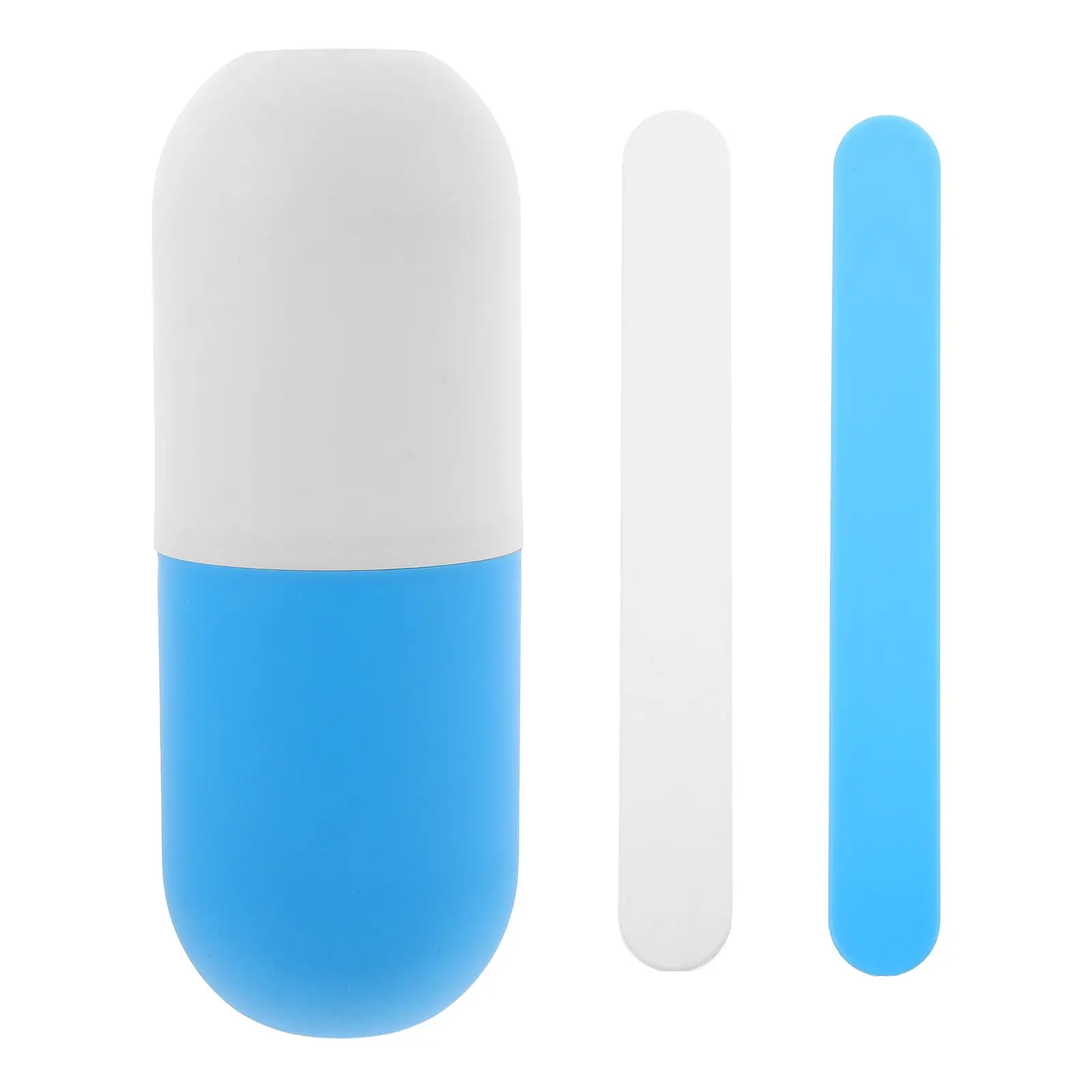 

1 set Plastic Tongue Depressor Set Capsule Cup Oral Care Speech Training Medical Teaching Equipment Safe Reliable Portable