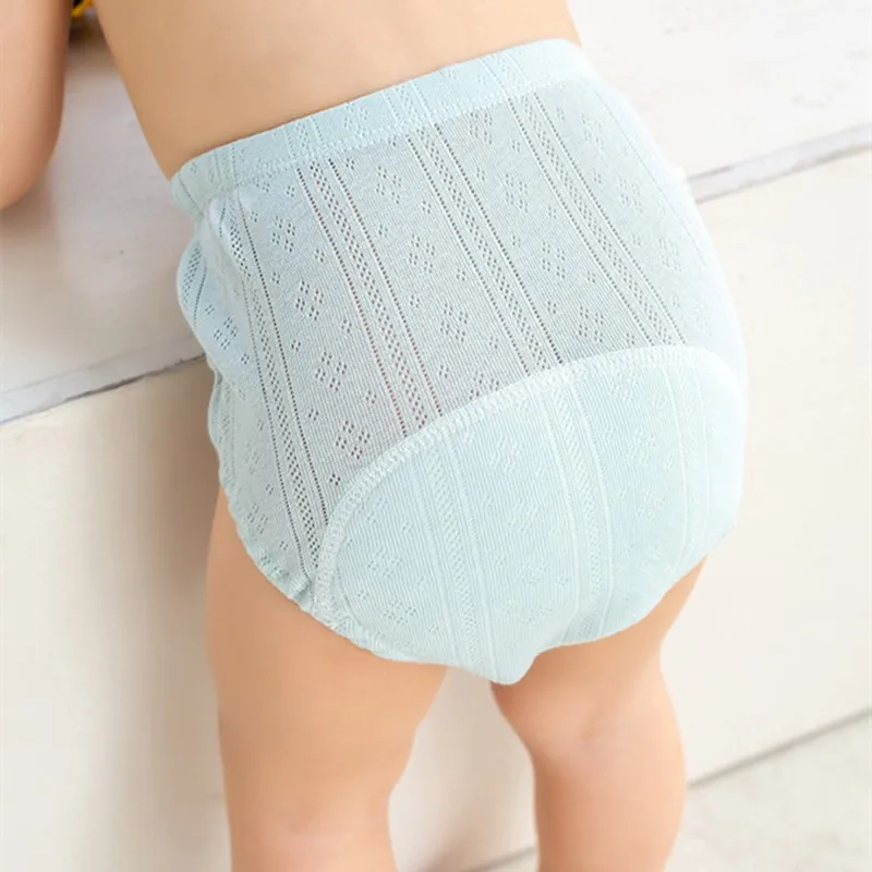 Детские тренировочные штаны Nowborn, тканевые подгузники, многоразовые моющиеся хлопковые тканевые подгузники с эластичным поясом, нижнее белье
