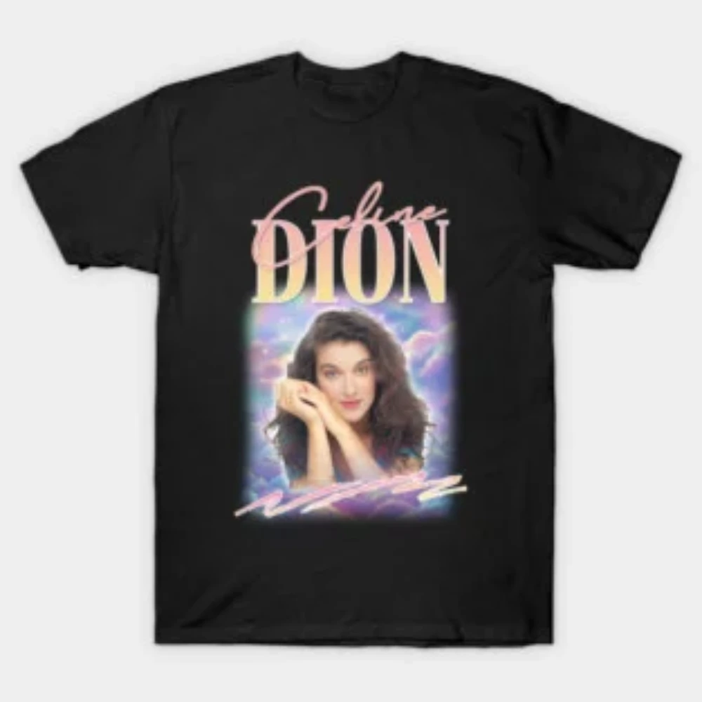 2026 Vintage Retro Music Poster Art Printed Cotton Kids Adults Unisex Short Sleeve T-Shirt Nostalgic Singer Style Casual Tops