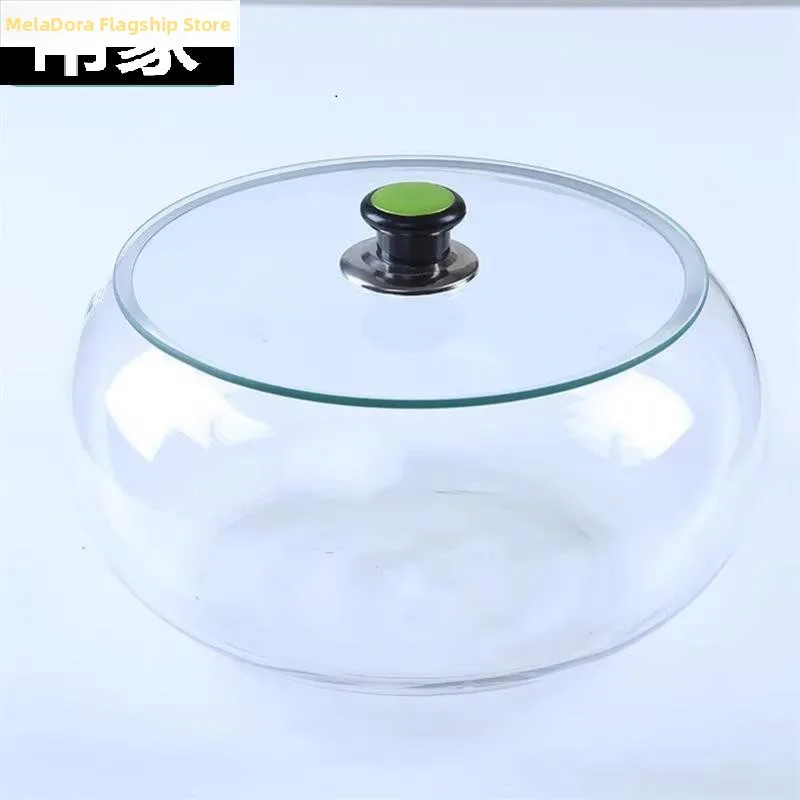 

Large round Container with Lid Jar for Piling Kimchi Storage Sed Kitchen Utensil by Meladora