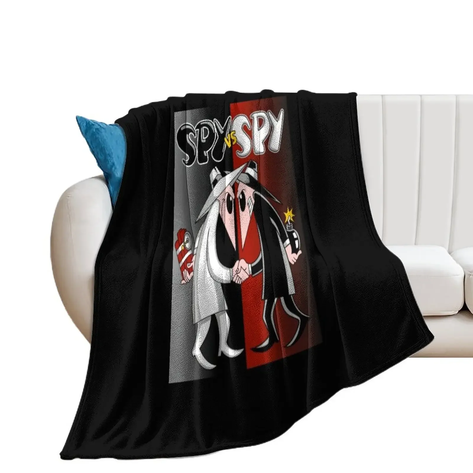 

Spy Vs Spy Throw Blanket Personalized Gift Thins Blankets