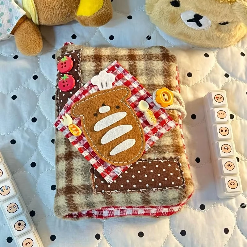 New Original Strawberry Passport Holder Cute Polka Dot Document Bag Protective Cover Multi-functional Portable Card Bag To Store
