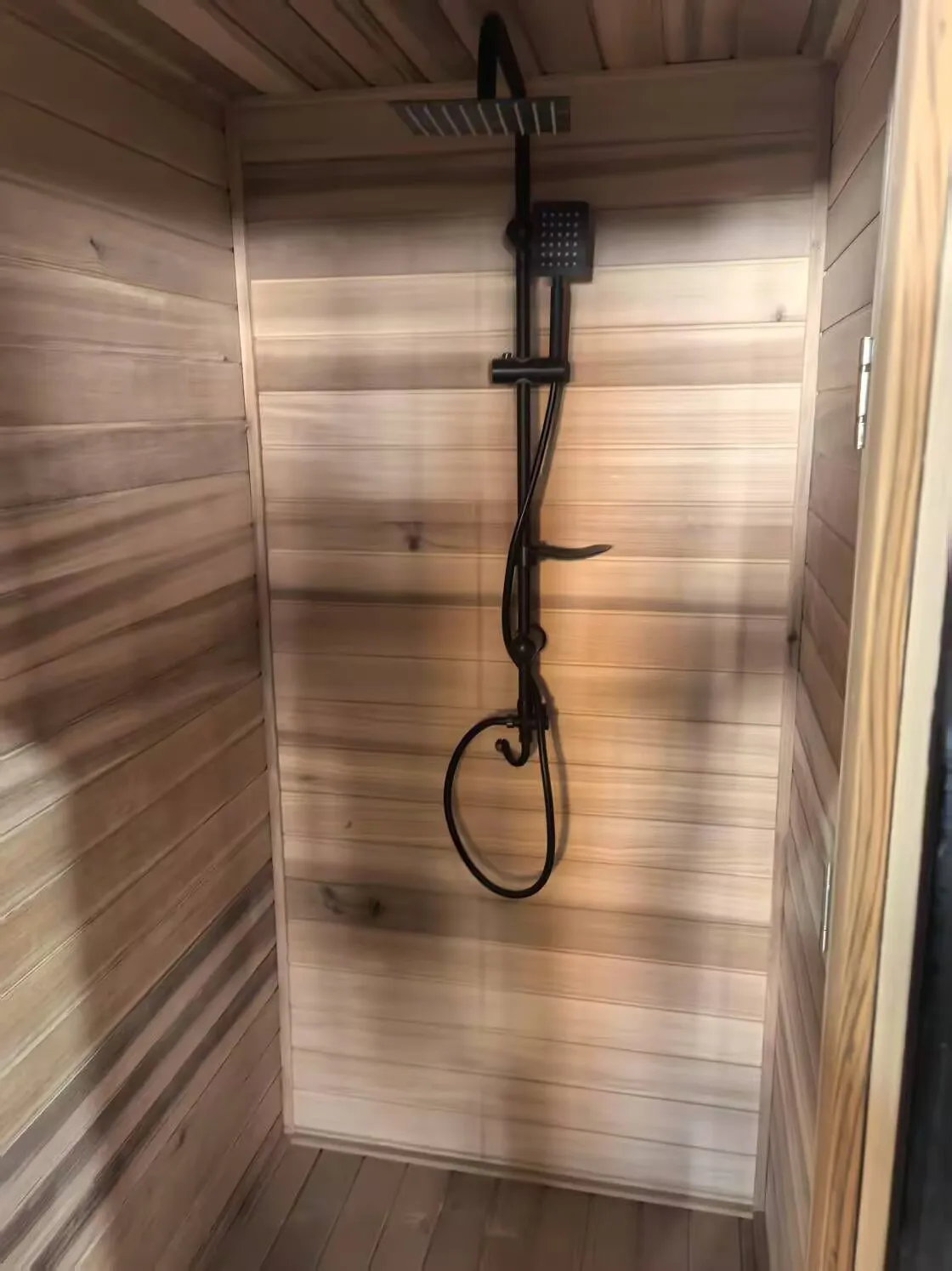 Outdoor Sauna House Electric Regular Sauna 4 Person Outdoor Sauna Room with Cold Bath Customized
