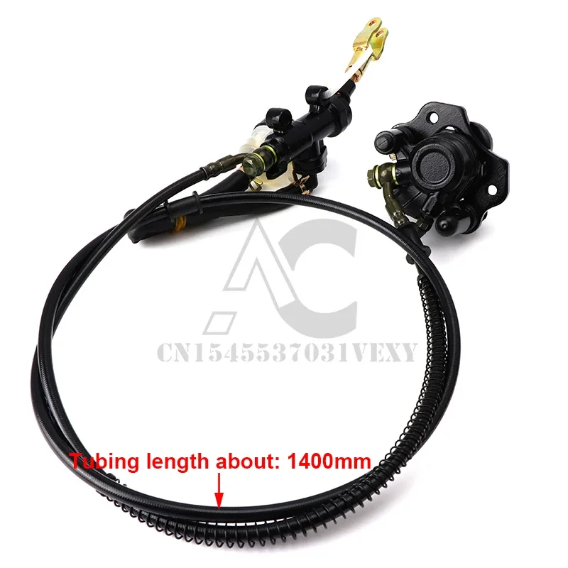 Go-Kart 160mm Foot Stem Hydraulic Disc Brake Kit Suitable For 168cc ATV Four-Pit Off-Road Vehicle Rear Disc Brake Caliper