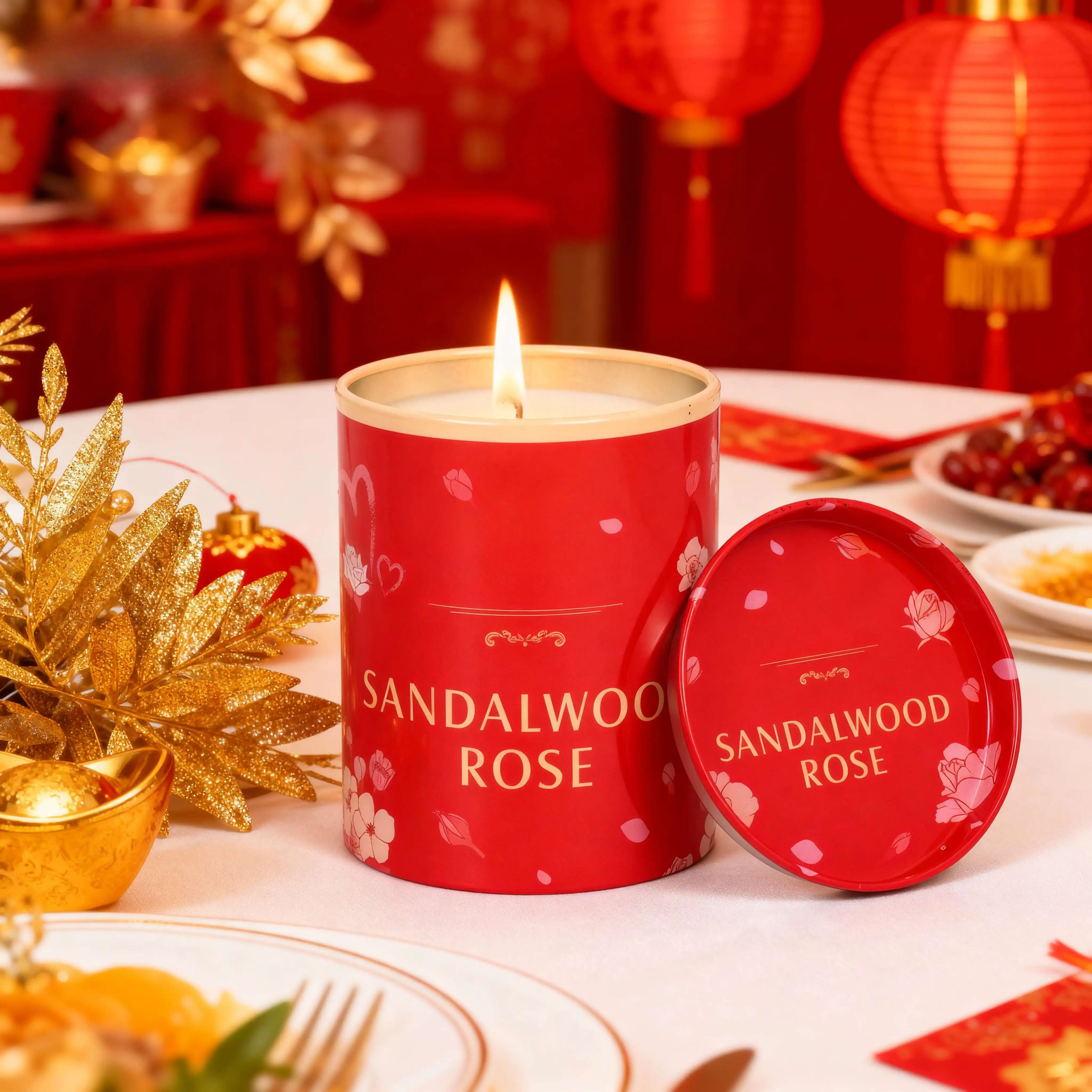 

Luxury Scented Candle Gift Set for Her Spa Bathtub Relaxation Unique Valentine Mother's Day Holiday Romantic Home Decor