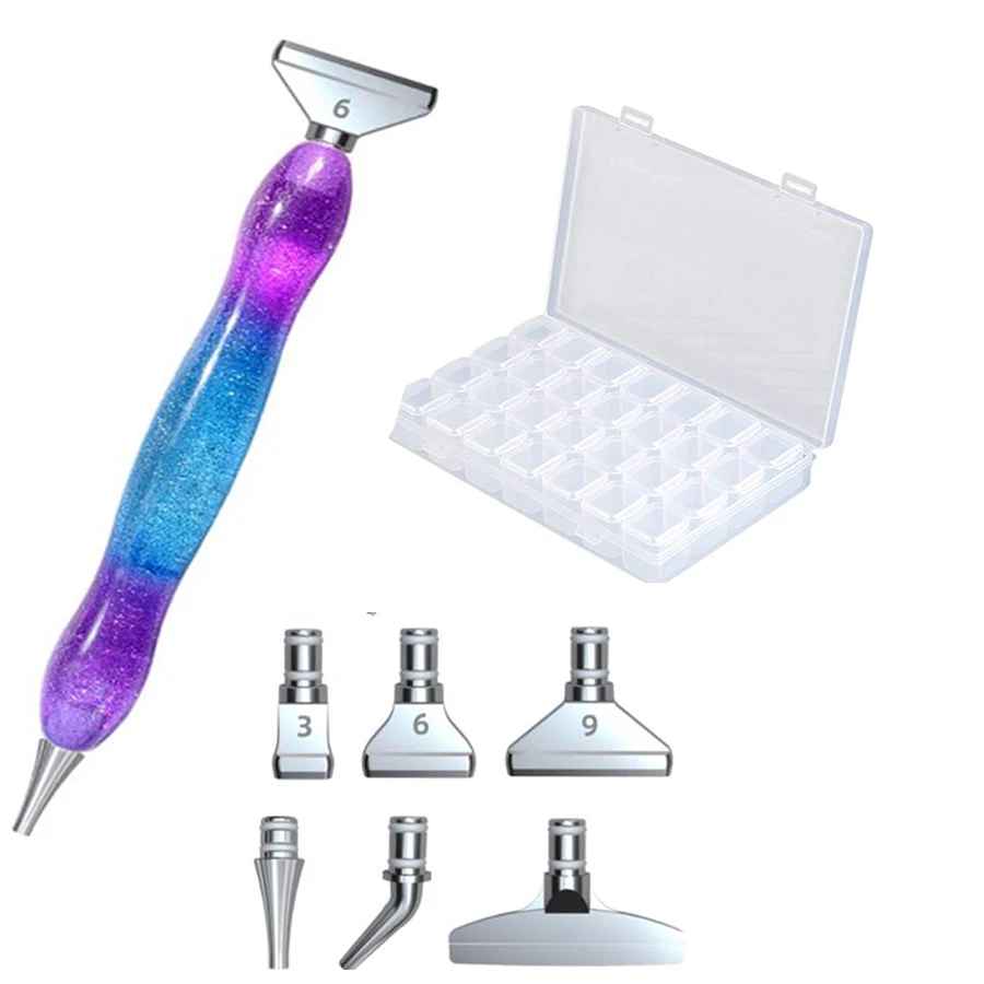 Аксессуары для алмазной живописи 5D, Фотополимерная точка, ручка для вышивки крестиком, инструменты для хранения алмазной вышивки «сделай сам»