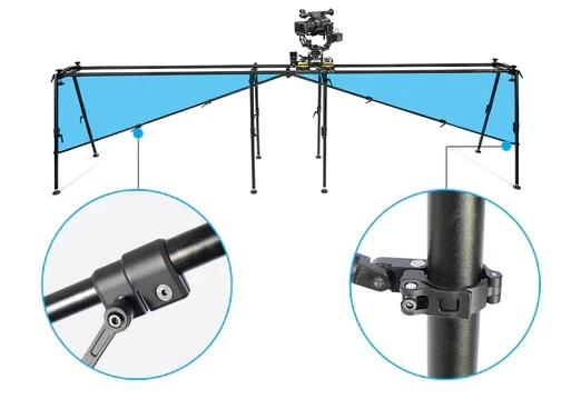 Greenbull BX300 1.6m Portable Motorized Video Dslr Electronic Camera Track Dolly Slider Dolly&rail 1.6 Meter 70KG