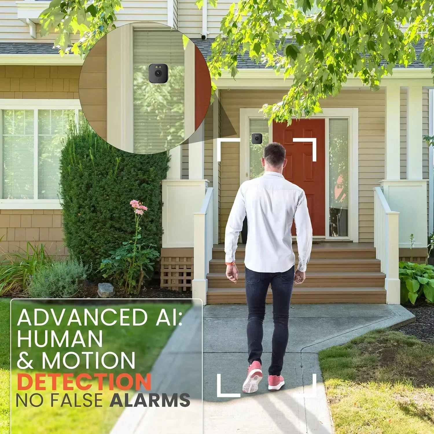 Mini Window Camera Replaces Outdoor Cameras 2.4/5GHz WiFi Camera 3MP Resolution Full-Color Night Vision Through Window Camera image 5