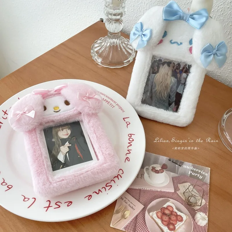 

Sanrio Cinnamoroll My Melody Anime Kawaii Lovely Card Case Cute Cartoon Campus Card Protective Cover Bag Decoration Gifts Toys