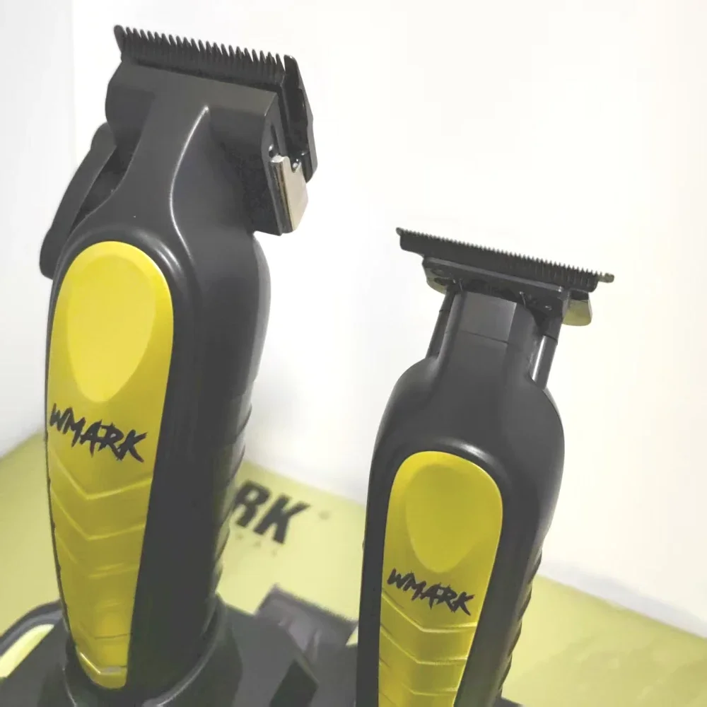 WMARK NG-1638KIT 남성용 헤어 트리머 헤어 클리퍼 3종 세트 오일 헤드 전기 푸시 클리퍼 면도기 헤어 살롱