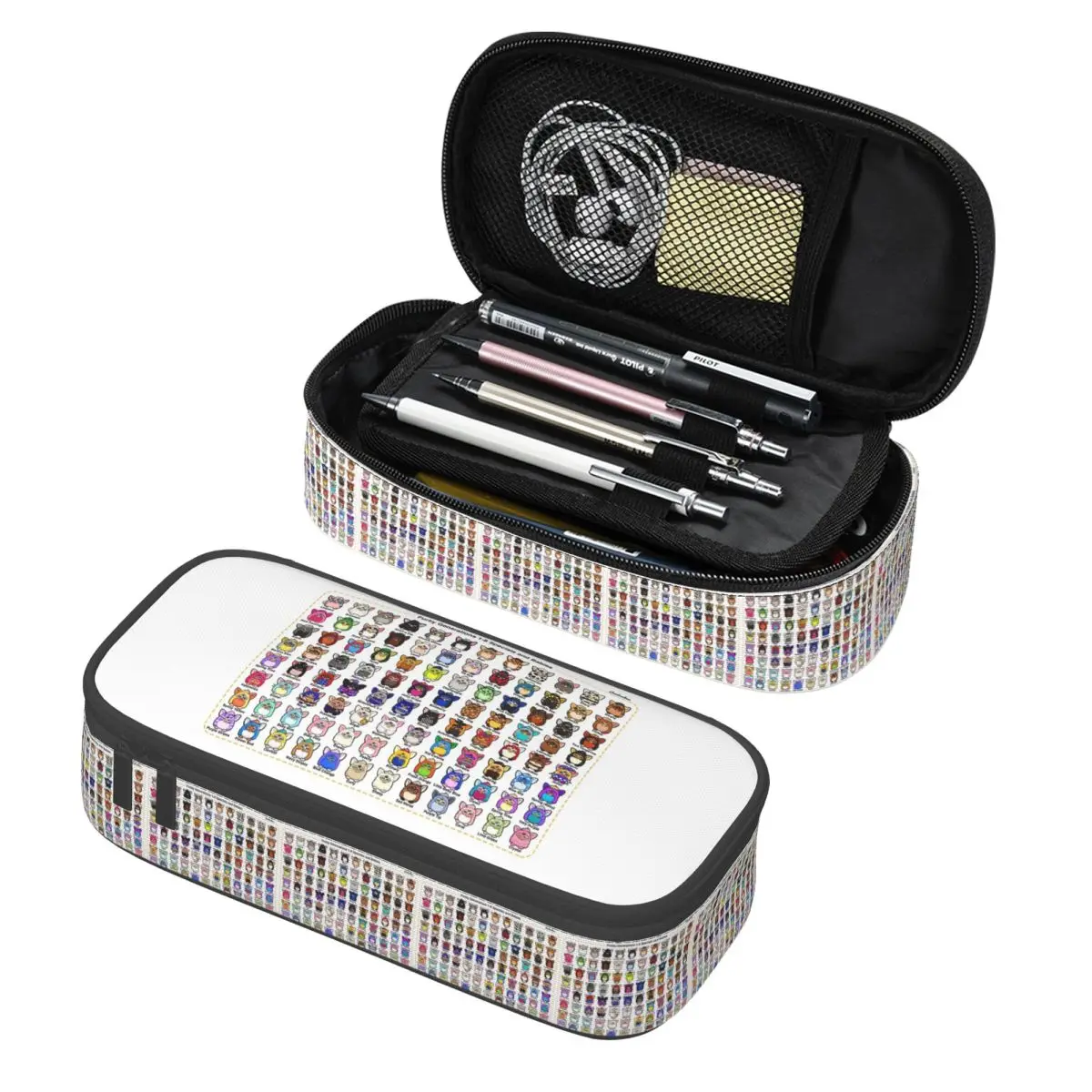 Estuche para lápices de colección Furby, estuche para lápices, suministros de papelería, caja grande para bolígrafos, bolsa para lápices para estudiantes