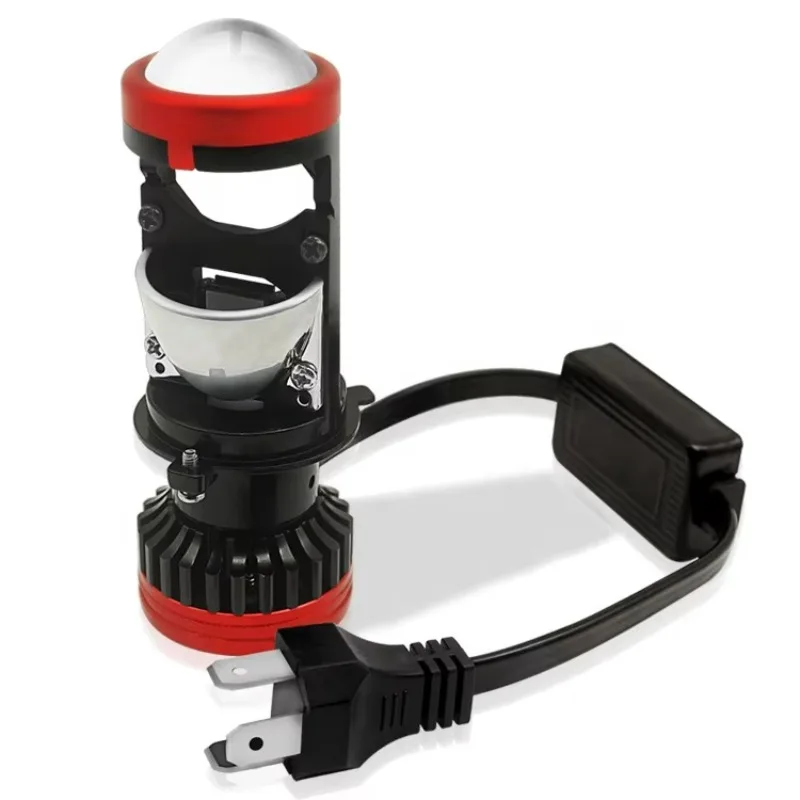 

Auto Parts H4 Light Emitting Diode Projector Car Headlight Lens Car Motorcycle Light Emitting Diode Headlight 120w High-Low