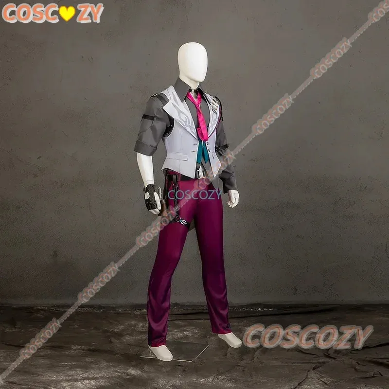 Gallagher Cosplay Costume Wig Honkai Star Rail New Women Men Halloween Party Uniform Security Officer Bloodhound Family Penacony